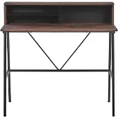 Beliani HARISON - Bureau-Zwart-Spaanplaat