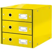 Leitz 6048 WOW ladeblok geel (3 laden)