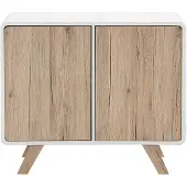 Beliani MILO - Sideboard-Lichte houtkleur-MDF