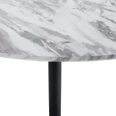 Beliani MOSBY - Eettafel-Grijs-MDF