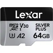 Lexar 64gb Microsdxc Silver Plus Uhs-i V30 205mbs