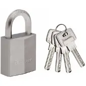 Master Lock 40mm extra thick solid brass body - 23mm hardened steel HEXagonal shac - 1145PEURD