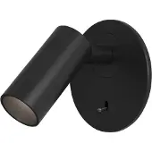 Astro Micro Recessed Switched Wandlamp Matt Black