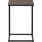 Beliani Bijzettafel Troy bruin - MDF - 40x40cm
