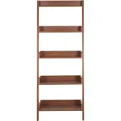Beliani MOBILE TRIO - Boekenkast - Donkere houtkleur - MDF
