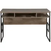 Beliani FORRES - Bureau-Zwart-Spaanplaat