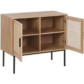 Beliani PASCO - Sideboard-Lichte houtkleur-Vezelplaat