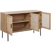 Beliani PASCO - Sideboard-Lichte houtkleur-Vezelplaat