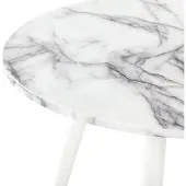 Beliani GUTIERE - Eettafel-Wit-MDF