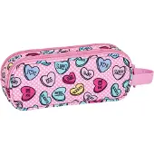 Safta BlackFit8 Sweet heart - etui - 21 x 8 cm - Roze