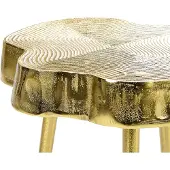 Beliani TAUPO - Bijzettafel-Goud-Aluminium