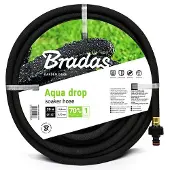 Bradas AQUA-DROP Druppelslang (Zweetslang) – 1/2" x 7,5 m – Inclusief Koppelingen – Waterbesparend