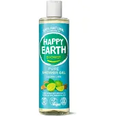 Happy Earth 100% Natuurlijke Douchegel Cedar Lime 300 Ml