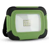 V-TAC VT-10-R Oplaadbare LED Schijnwerpers - Samsung - Groen+Zwart - IP44 - 10W - 700 Lumen - 6400K