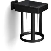 Philips Solar Wandlamp Camill Zwart Rond 1,4w Met Sensor