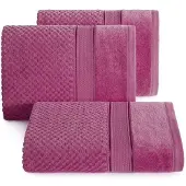 Eurofirany Luxe Katoenen Badhanddoek Jessi 70x140cm - 500 g/m² Amarant