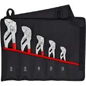 Knipex 001955S4 5-delige Sleuteltangenset in roltas
