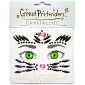 Great Pretenders Verkleden Gezicht Crystals Black Cat