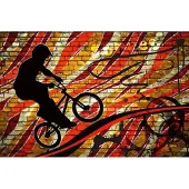 Dimex Fotobehang - Bicycle Red 375x250cm - Vliesbehang