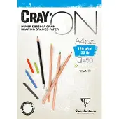 Clairefontaine Cray'On Glued Pad Schetsboek A4 120 g