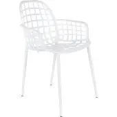 Zuiver Set van 2 eetkamerstoelen Albert Kuip | kunststof wit 59x82x59 cm eetkamerstoelen | NADUVI