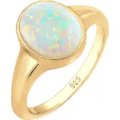 Elli Ring opaal / goud