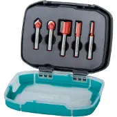 Wolfcraft - Groeffrees set HM - Frees Set 5 delig - 8753000