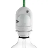 Bigbuy Eiva E27 Lamp Holder Wit