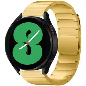 Selencia Stalen magnetisch bandje - Universeel 20 mm aansluiting - Goud