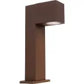 QAZQA Industriële staande buitenlamp roestbruin 30 cm IP44 - Baleno