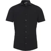 Pure Short Sleeve The Functional Shirt Blauw-Zwart