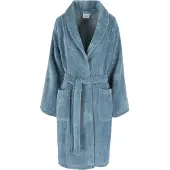 Casilin Teddy Badjas Dames en Heren - Fleece en katoen - Maat XL - Jeansblauw