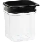 PLAST TEAM Vertriebs GmbH Trockenvorratsdose Hamburg, 0,6 Liter,quadratisch
