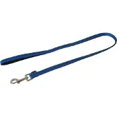 Vadigran Soft Grip Hondenlijn - Nylon - Gevoerd - Blauw - L - Breedte: 2 cm - Lengte: 120 cm