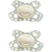 Difrax - Natural Fopspeen - Newborn - Grijze Speen - 2 st.