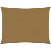 vidaXL Zonnezeil 160 g/m² 2,5x3,5 m HDPE taupe