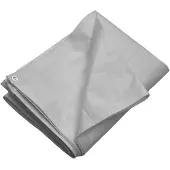 vidaXL Dekzeil 260 g/m² 4x8 m HDPE grijs
