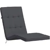 vidaXL Terrasstoelkussens 2 st oxford stof antracietkleurig