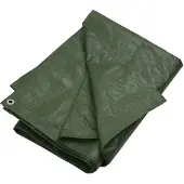 vidaXL Dekzeil 180 g/m² 6x6 m HDPE groen