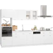 vidaXL 7-delige Keukenkastenset Lyon bewerkt hout wit