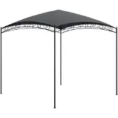 vidaXL Paviljoen, 3x3x2,65 meter, antraciet, 180 g/m²