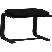 vidaXL Voetenbank 51x41x40 cm stof zwart