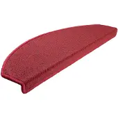vidaXL Trapmatten 15 st 65x24x4 cm Röd Halfrond Groot