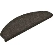 vidaXL Trapmatten Zelfklevend 15 stuks 65x21x4 cm Antraciet Halfrond Groot