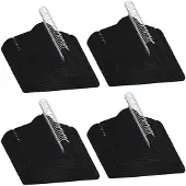 vidaXL 100-delige Kledinghangerset anti-slip fluweel zwart