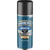 Hammerite metaallak spuitbus zwart hamerslag 400 ml