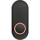 Klik Aan Klik Uit Klik Aan & Klik Uitdraadloze Deurbeldrukker - Acdb-8000az - Voor Bestaande Deurbelinstallaties - Zwart