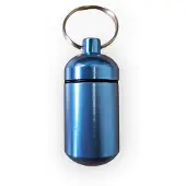 Horend Goed Sleutelhanger bewaarkoker gehoorbescherming - blauw