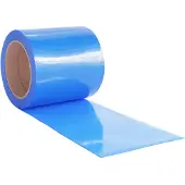 vidaXL Deurgordijn 200x1,6 mm 10 m PVC blauw