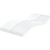 vidaXL Schuimmatrassen 2 st 7 zones hardheid 20 ILD 100x200 cm wit